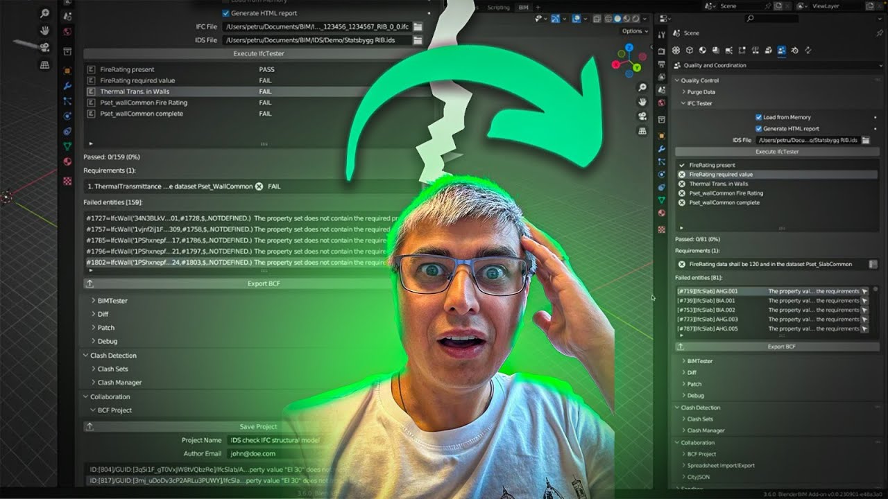 BlenderBIM IDS Reporting and BCF: The Future of BIM!