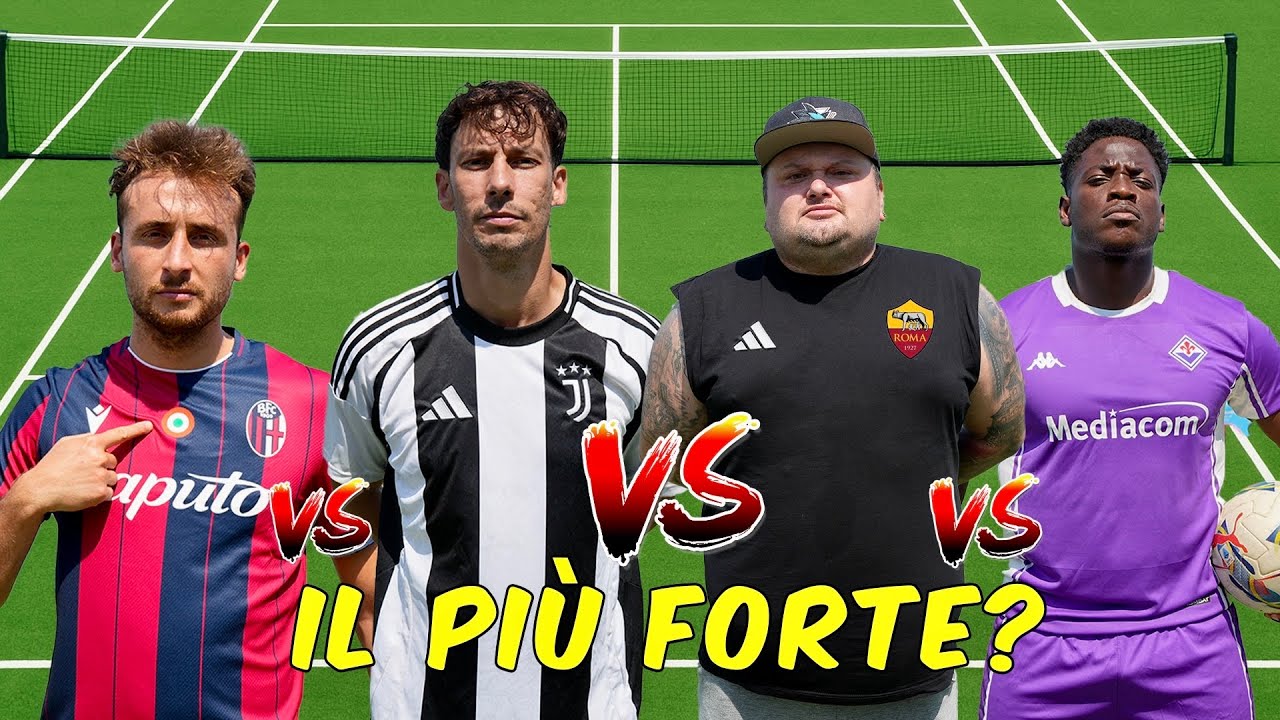 SERIE A 2026 CALCIO TENNIS CHALLENGE / RUBINO PIRLASV MINI LUKAKU 🥵