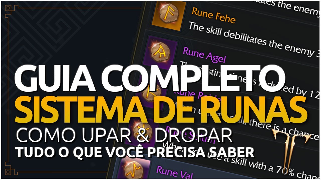 GUIA COMPLETO SOBRE RUNAS EM LOST ARK