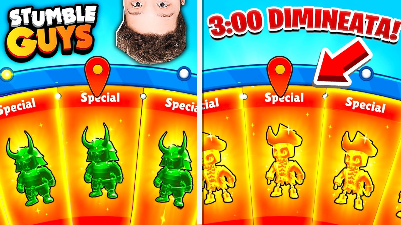 AM PRIMIT 2 SPECIALE LA ORA 3:00 DIMINEATA pe STUMBLE GUYS ! RIP 250 lei..