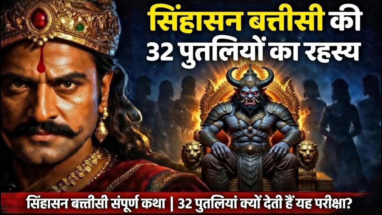 सिंघासन बत्तीसी की 32 पुतलियों का रहस्य | Singhasan Battisi Full Story in Hindi |32 Putliyon histori