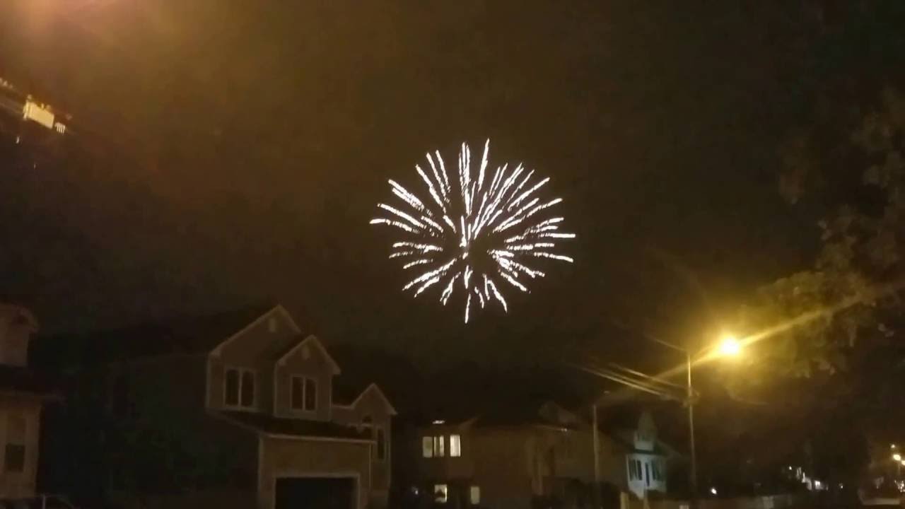 Watching A Lot Of Fireworks From Our Neighborhood in Freeport