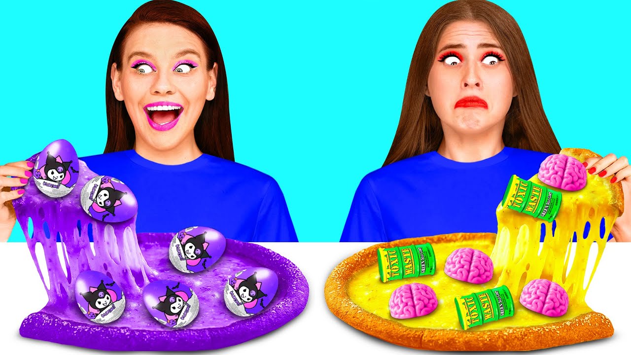 Укрась Пиццу Челлендж | Умные Гаджеты или Лайфхаки от Happy Funny