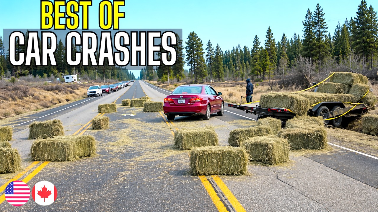 Best of Car Crashes Compilation | USA & Canada - 49