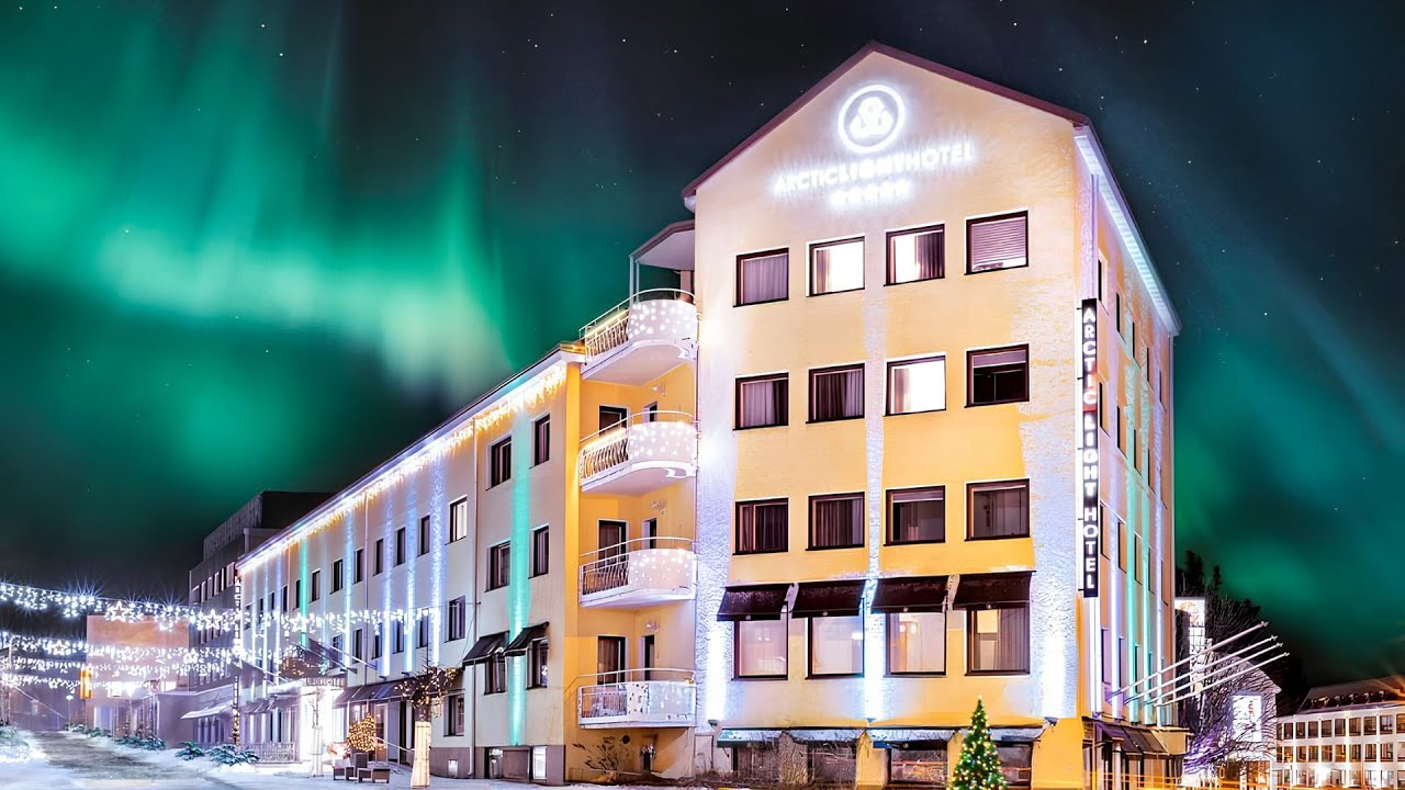 Arctic Light Hotel Лапландия, Роскошный отель в Финляндии (4K тур по отелю и обзор)