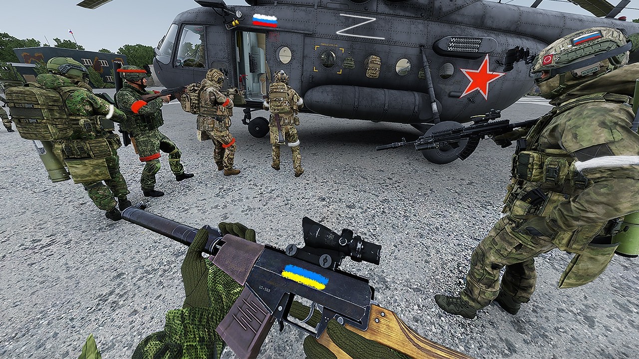 НІ СЛОВА УКРАЇНСЬКОЮ, ДРУЖЕ! - ПЕРЕОДЯГНУВСЯ та ПОСІЯВ СПРАВЖНІЙ ХАОС СЕРЕД Z-етників  ARMA REFORGER