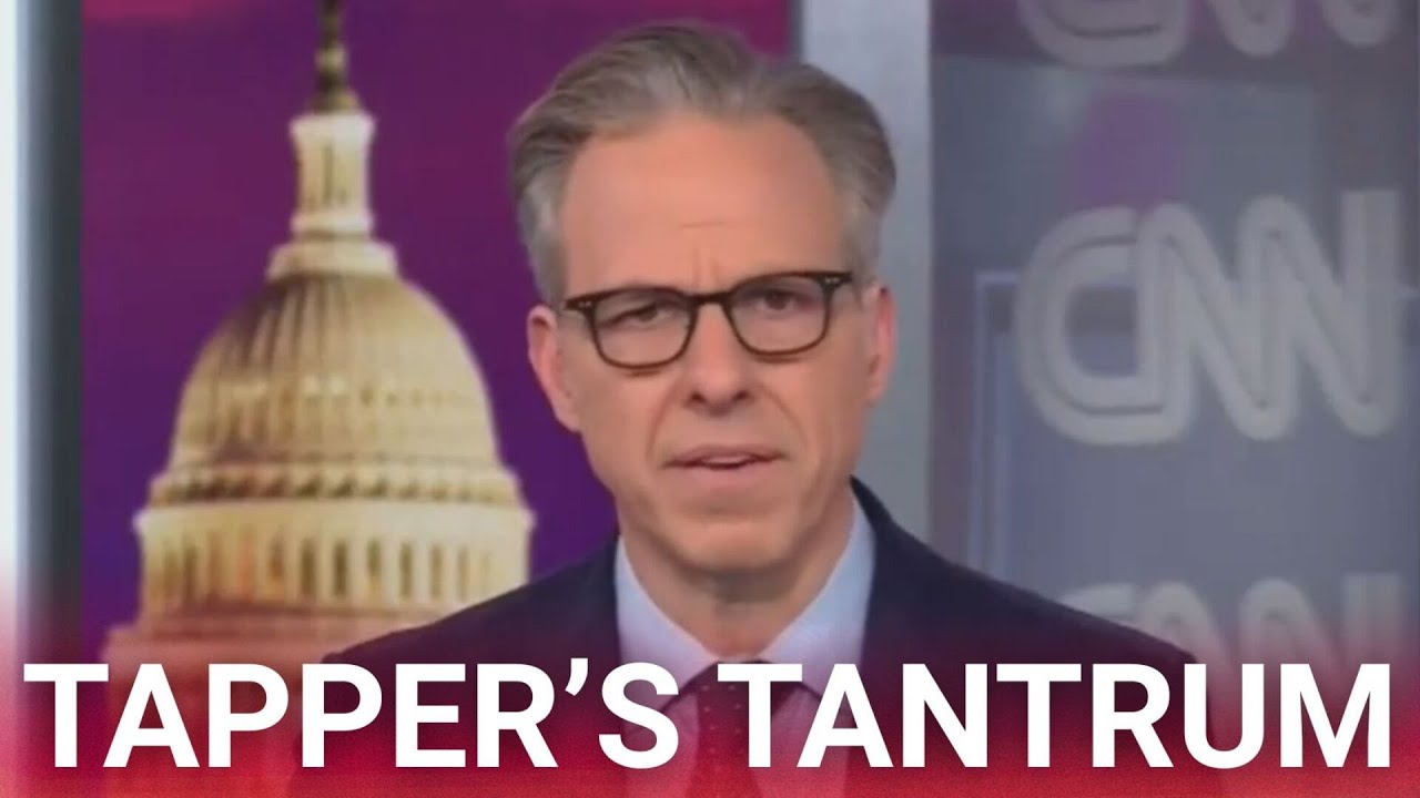 Jake Tapper melts down on live TV after CNN gets called out for Iran coverage
