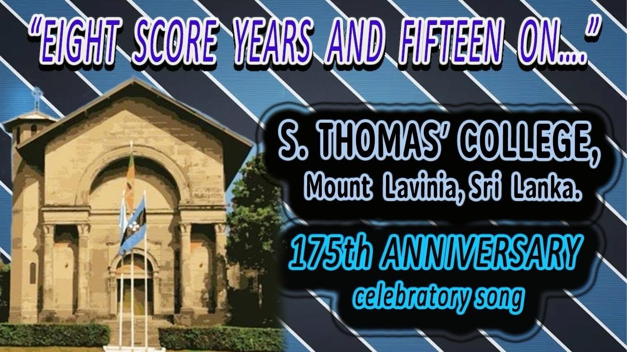 Eight score years and fifteen on... - Thomian Group of 1956