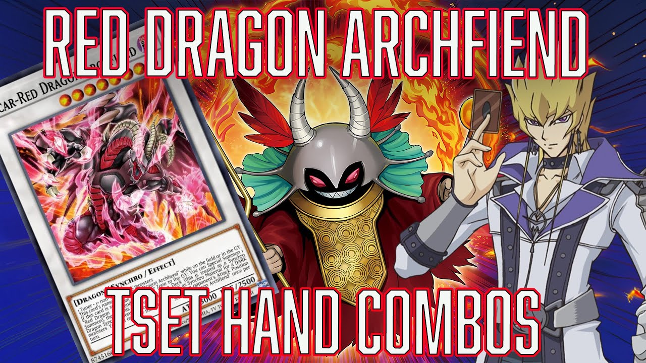 YUGIOH BUDGET Red Dragon Archfiend Test Hand Combos