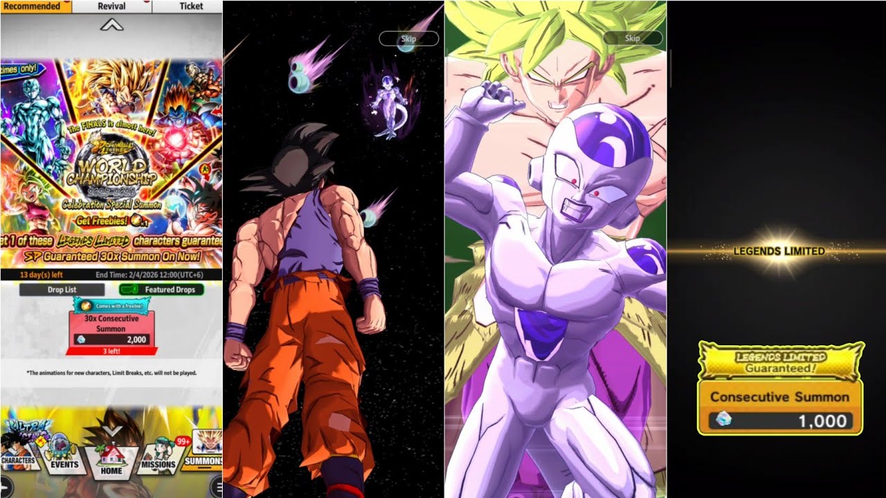 Dragon Ball Legends World Championship Banner Summon | Summon | DB Legends 