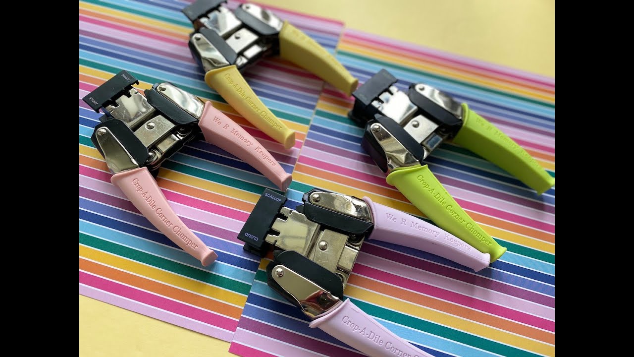 NEW We R Memory Keepers Corner Punches | WRMK Punch Boards