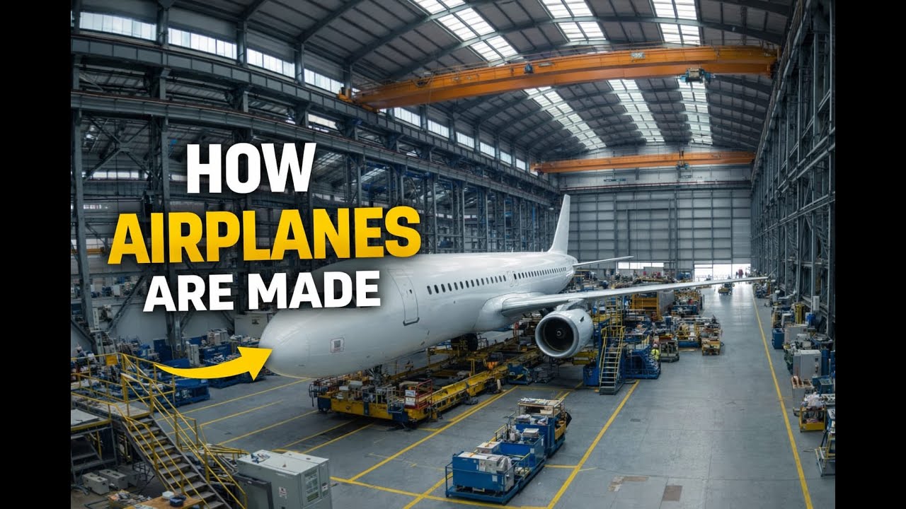 Inside Aircraft Factory | How Commercial Airplanes Are Built Step by Step