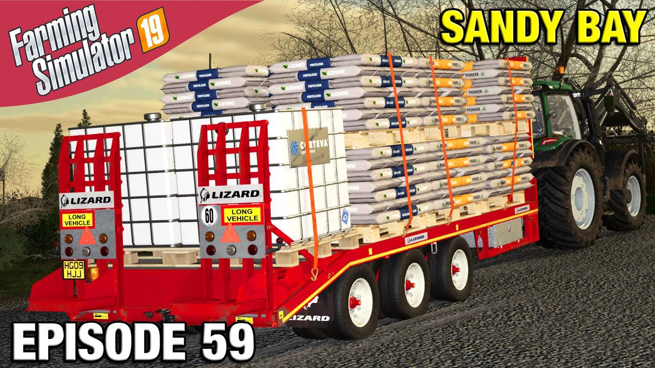 LOADED WITH SUPPLIES Farming Simulator 19 Timelapse - Sandy Bay Seasons FS19 Ep 59
