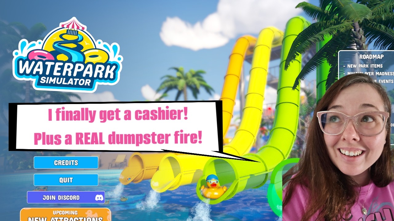 Waterpark Simulator #4 - Hiring a cashier CHANGES EVERYTHING!