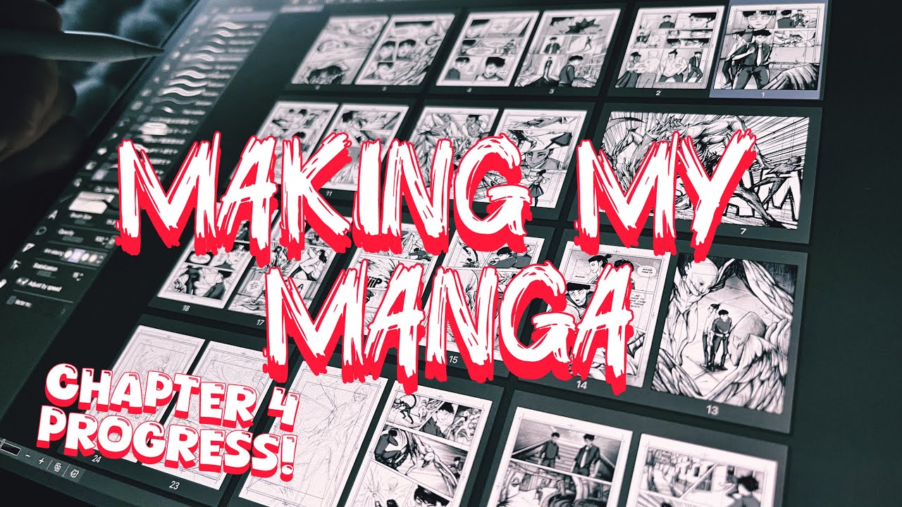 Making a manga! Working on chapter 4
