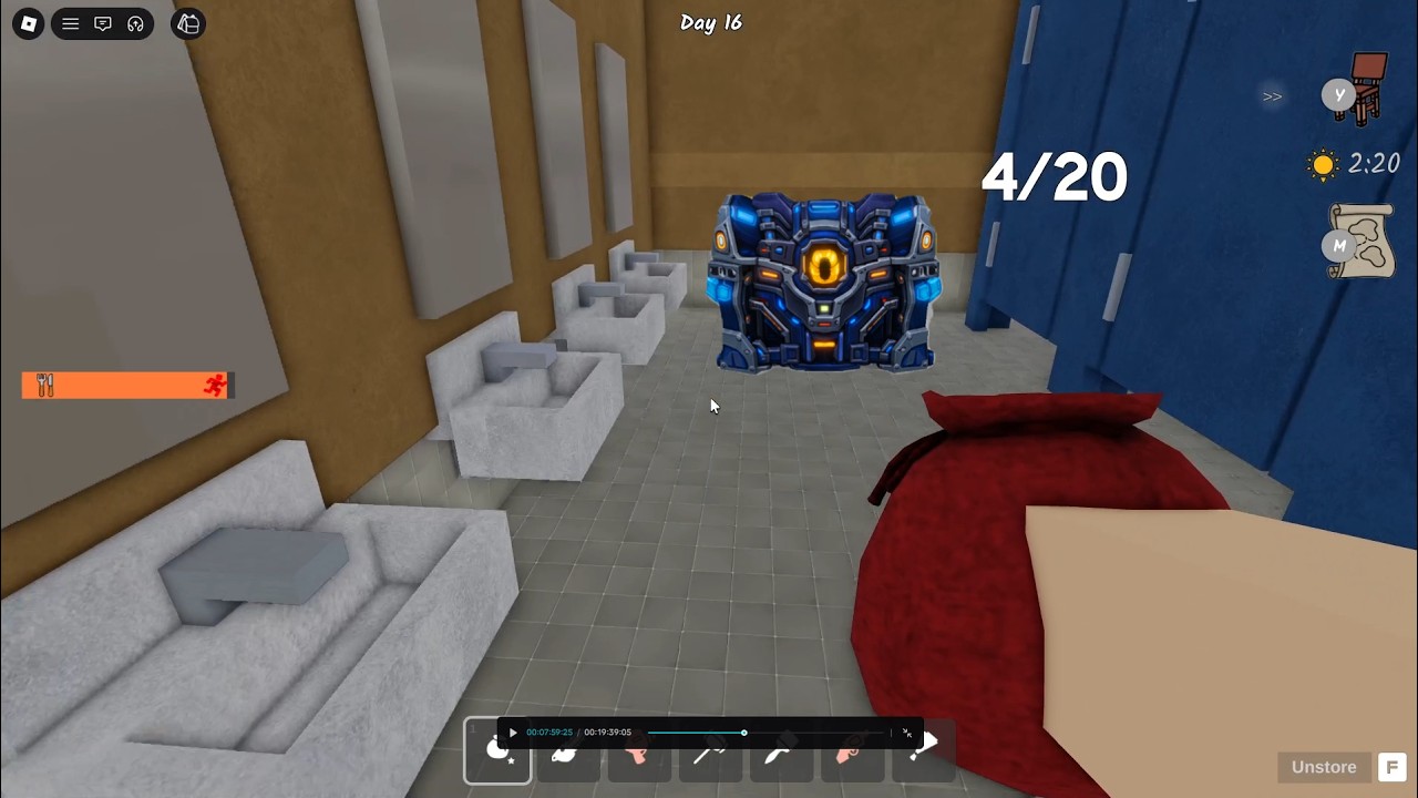 I Found the Cyborg Chest Again in 99 Nights in the Forest ROBLOX