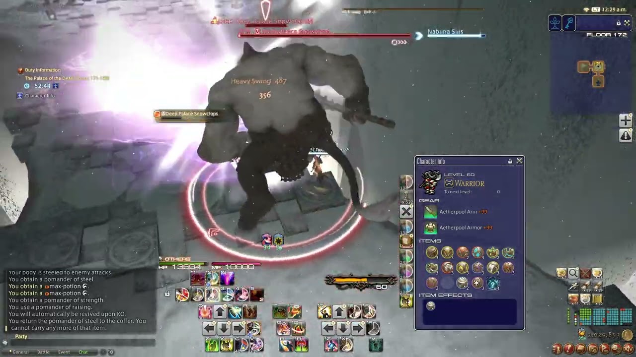 [FFXIV 6.05] WAR PotD solo (171-180) Clear