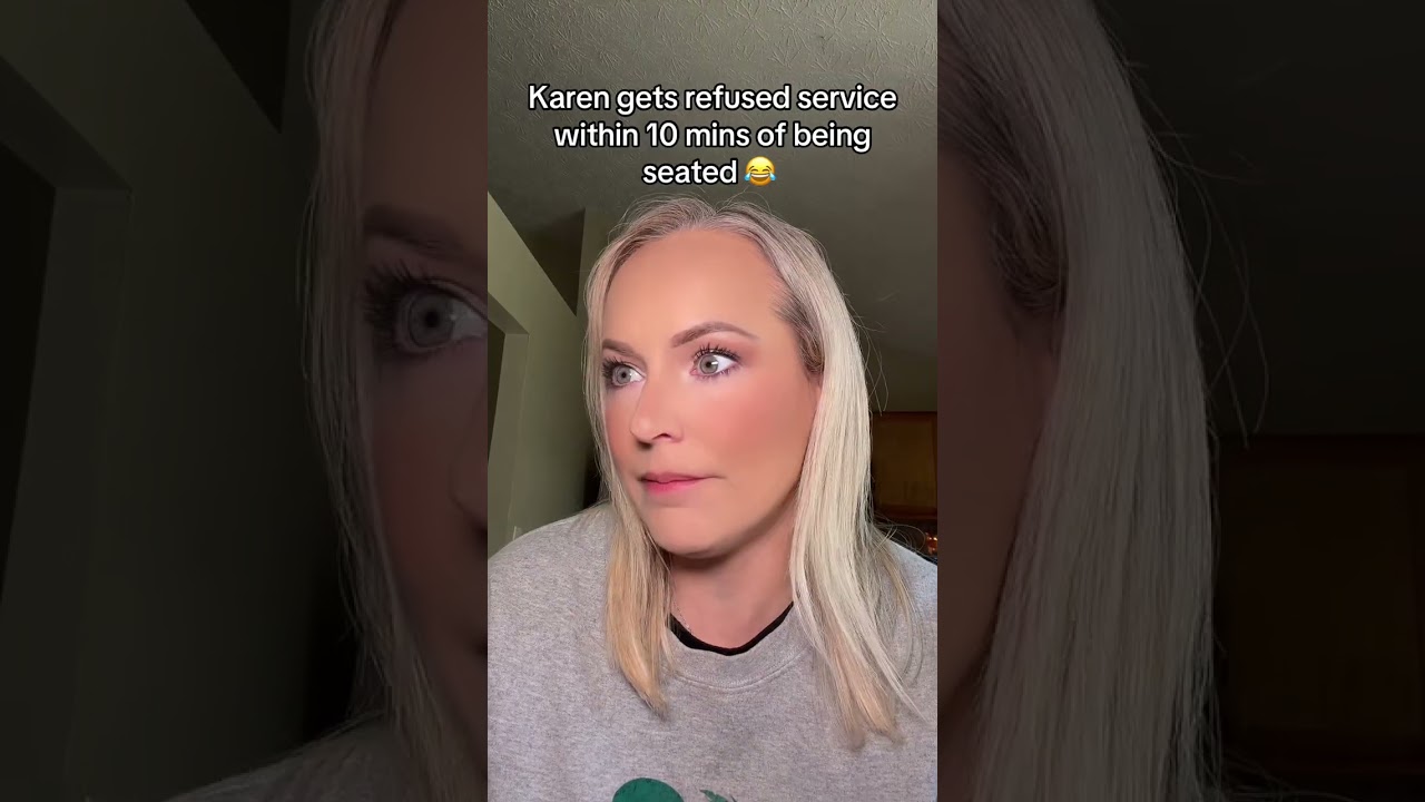 Карен отказали в обслуживании через 10 минут после знакомства 🫣 #karen #restaurant #funny #story ...