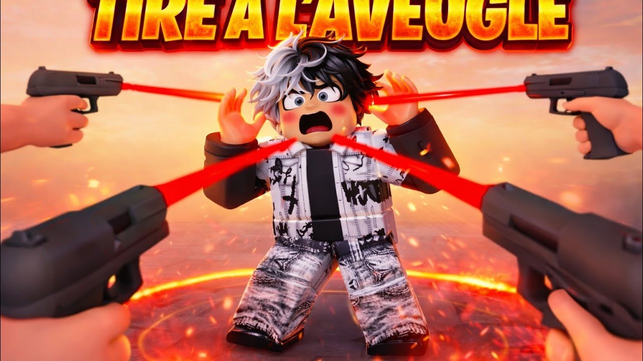 Je texte le jeux roblox tir à l'aveugle. Mais tout se passe pas comme prévu #roblox 