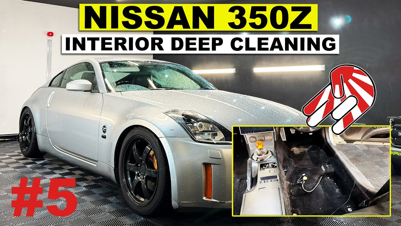 FIRST Deep Clean in 20 YEARS - Nissan 350z Interior Detail