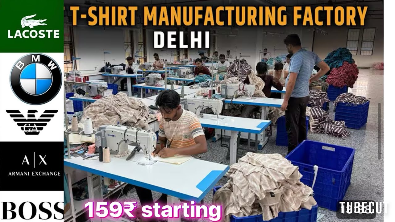 Tshirt manufacturers of delhi😍 | 92% off on all branded products 😱| tank road factory branded