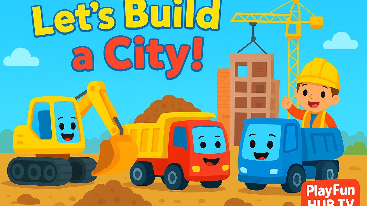 🚜 Truck Construction Adventure | Learn & Play with Big Machines for Kids