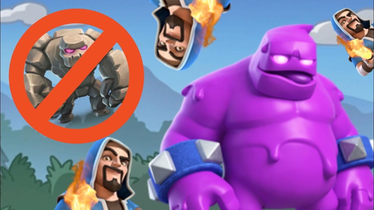 Un DECK GOLEM ÉLIXIR qui REVIENT MONTRER qui est le CHEF, sur Clash Royale !