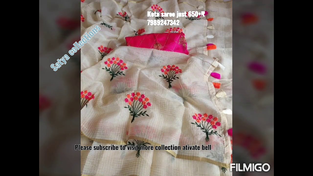 Kota saree collection@650rps /online payment /satya collections