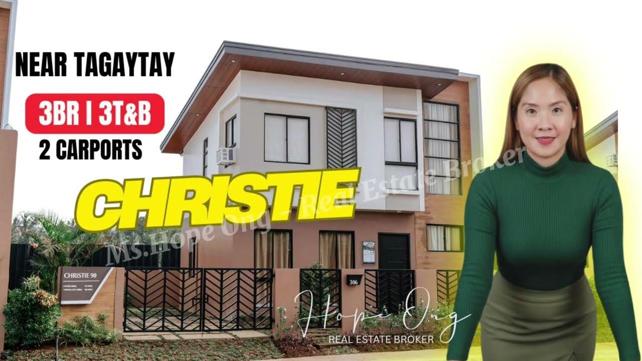 CHRISTIE 3BR Single Attached | Phirst Edtions Batulao | Near Tagaytay