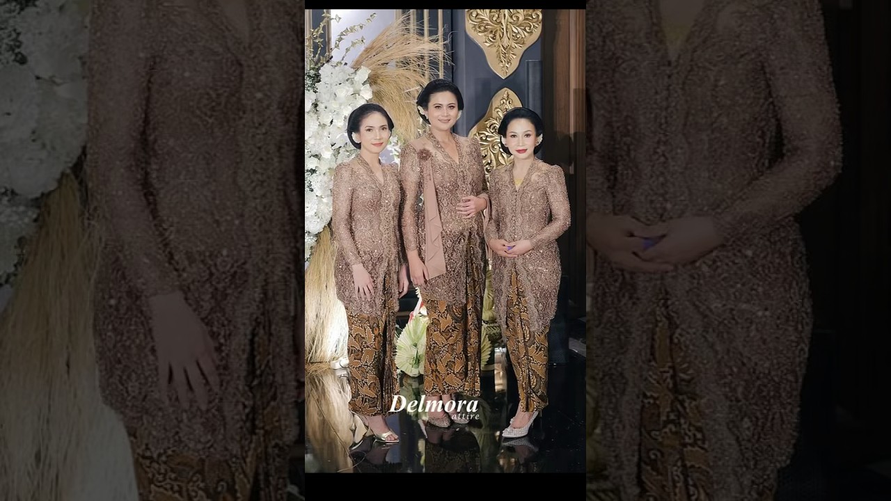 Luxury Kebaya kutubaru By: Delmoraattire #kebayamodern #kebaya #kebayaterbaru #kebayakutubaru