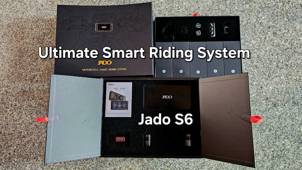 Jado Moto S6 Review: CarPlay, Android Auto, Dashcam & TPMS with Wireless Remote