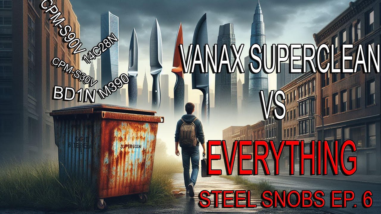 IS VANAX SUPERCLEAN THE BEST STAINLESS KNIFE STEEL?! - Steel Snobs Episode 6