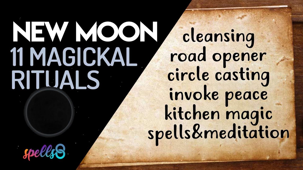🌑 New Moon Spells & Rituals for Beginners: What to do on a NEW MOON?