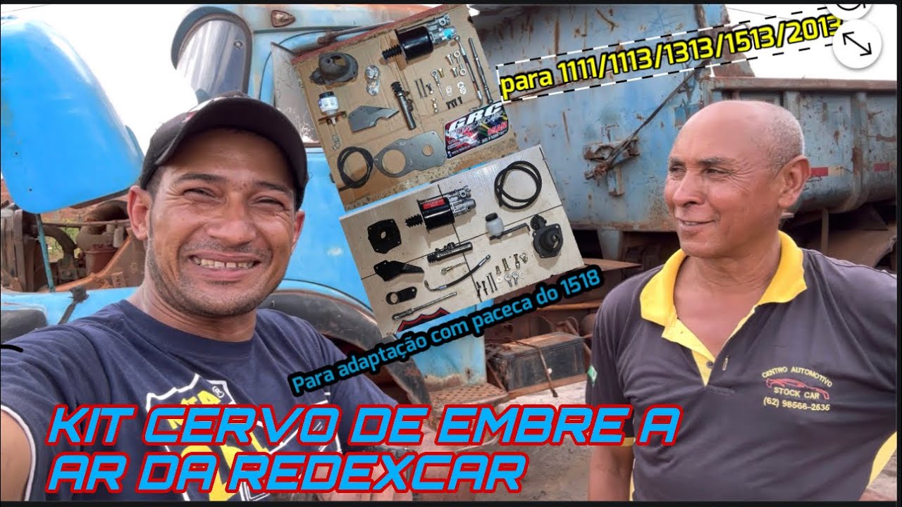 1313 com kit embreagem da Redexcar adaptação