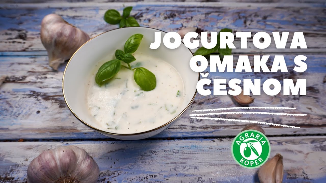 RECEPT: Jogurtova omaka s česnom