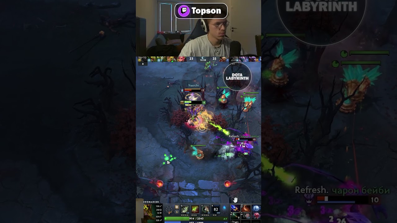 TOPSON SHOWS NEW BROKEN META VENOMANCER IN DOTA 2 #dota2 #gamer #gaming #outplay #twitch