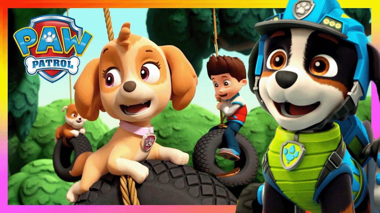 PAW Patrol  Saves a Baby Racoon Stuck in a Tree! 🤩 +More | PAW Patrol UK ⭐️Compilation⭐️
