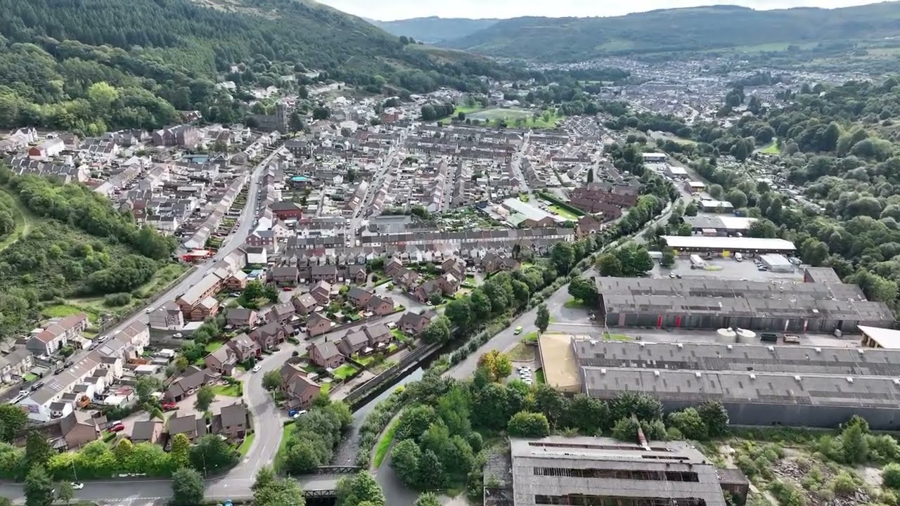 Treherbert To Dinas Rhondda (Drone capture.)
