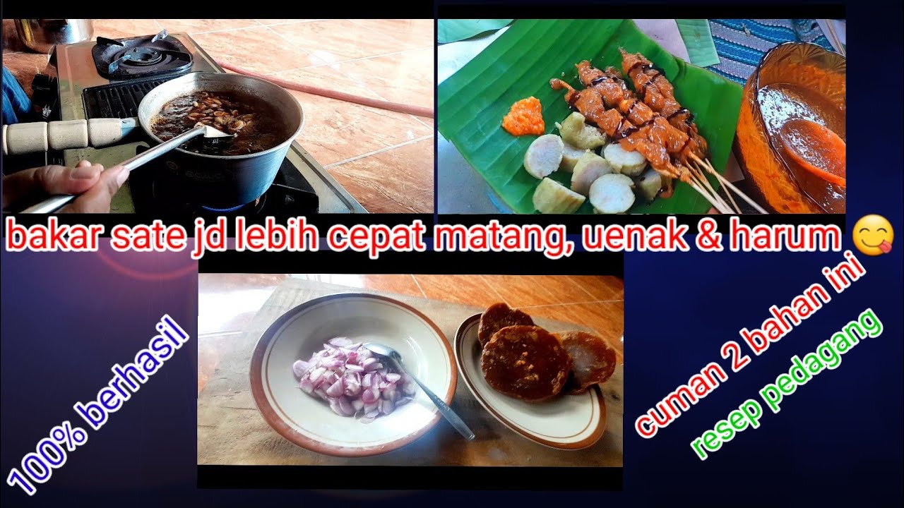 resep dan cara membuat bumbu celupan/bakaran sate ayam ponorogo.
