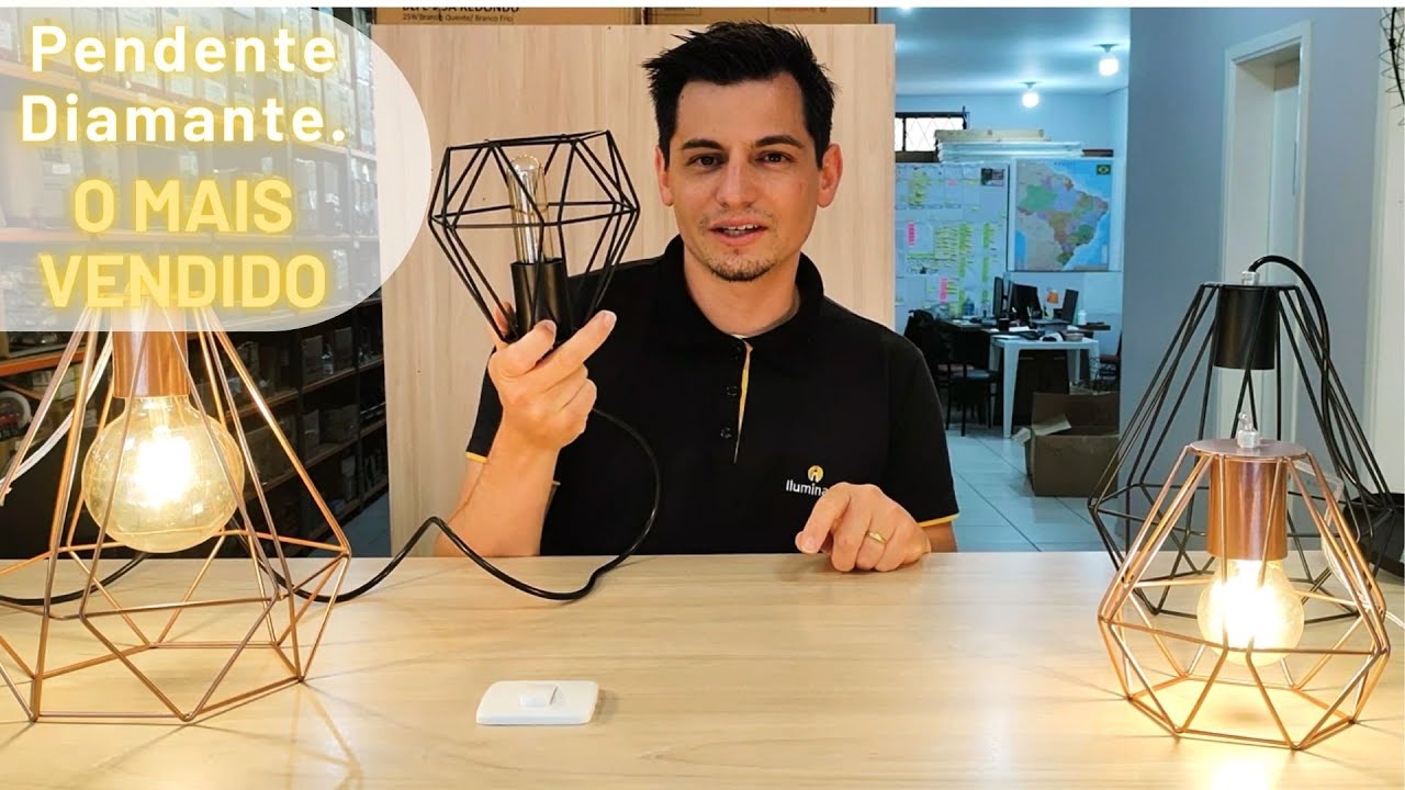 Review pendente aramado diamante - o mais procurado