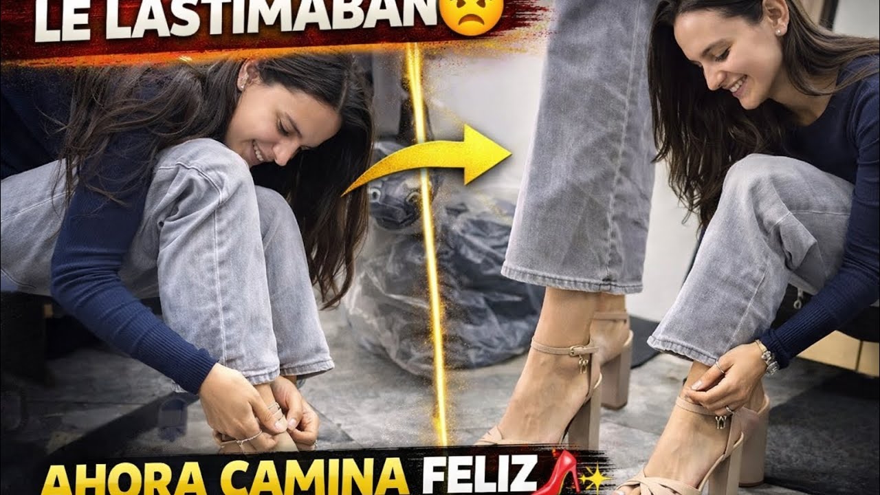 👠💥 NO SOPORTABA SUS TACONES… HASTA QUE CHUY LA AYUDÓ Ajustes finos para que ya no raspen.🙌🔥