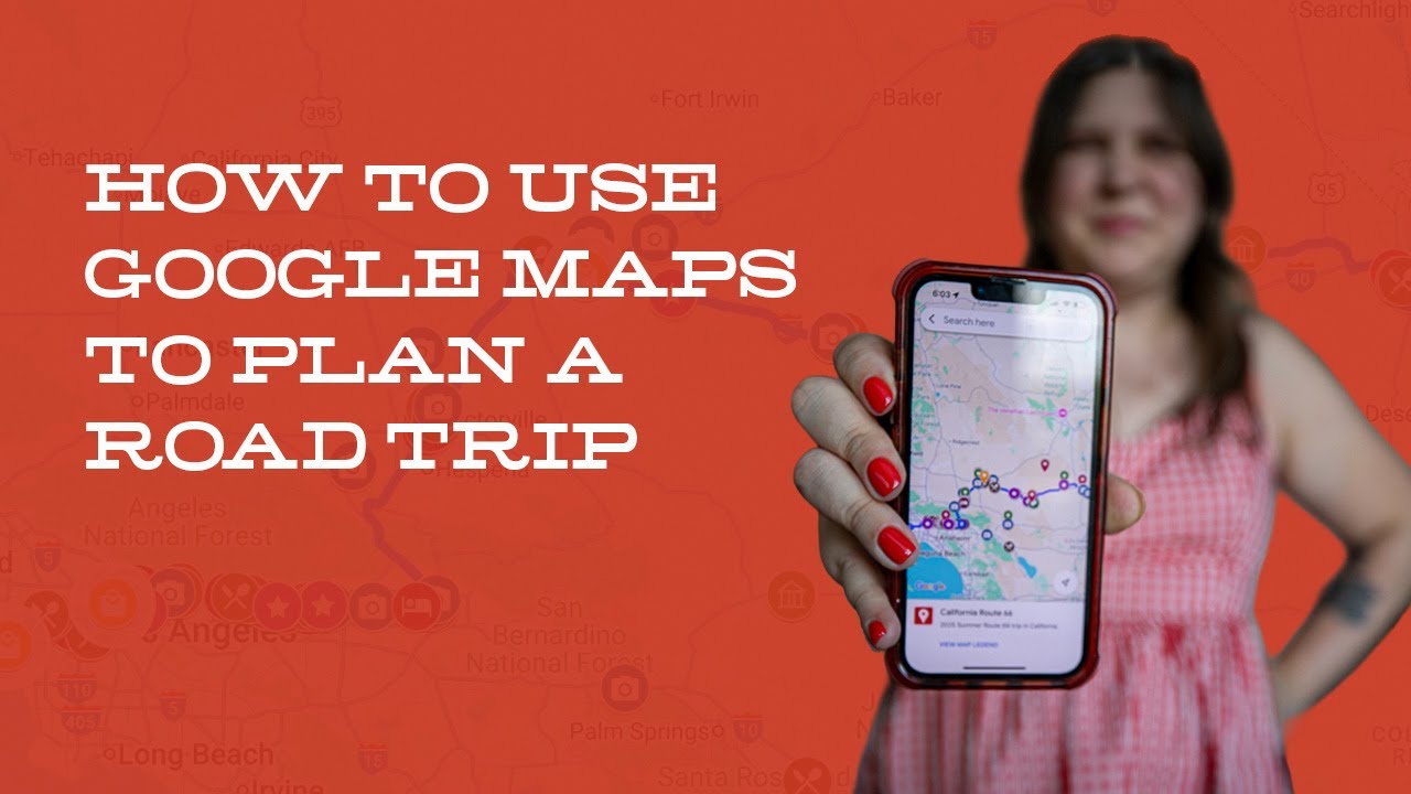 How to Use Google Maps to Plan a Road Trip (Google My Maps + Sheets) #GoogleMaps #roadtrip