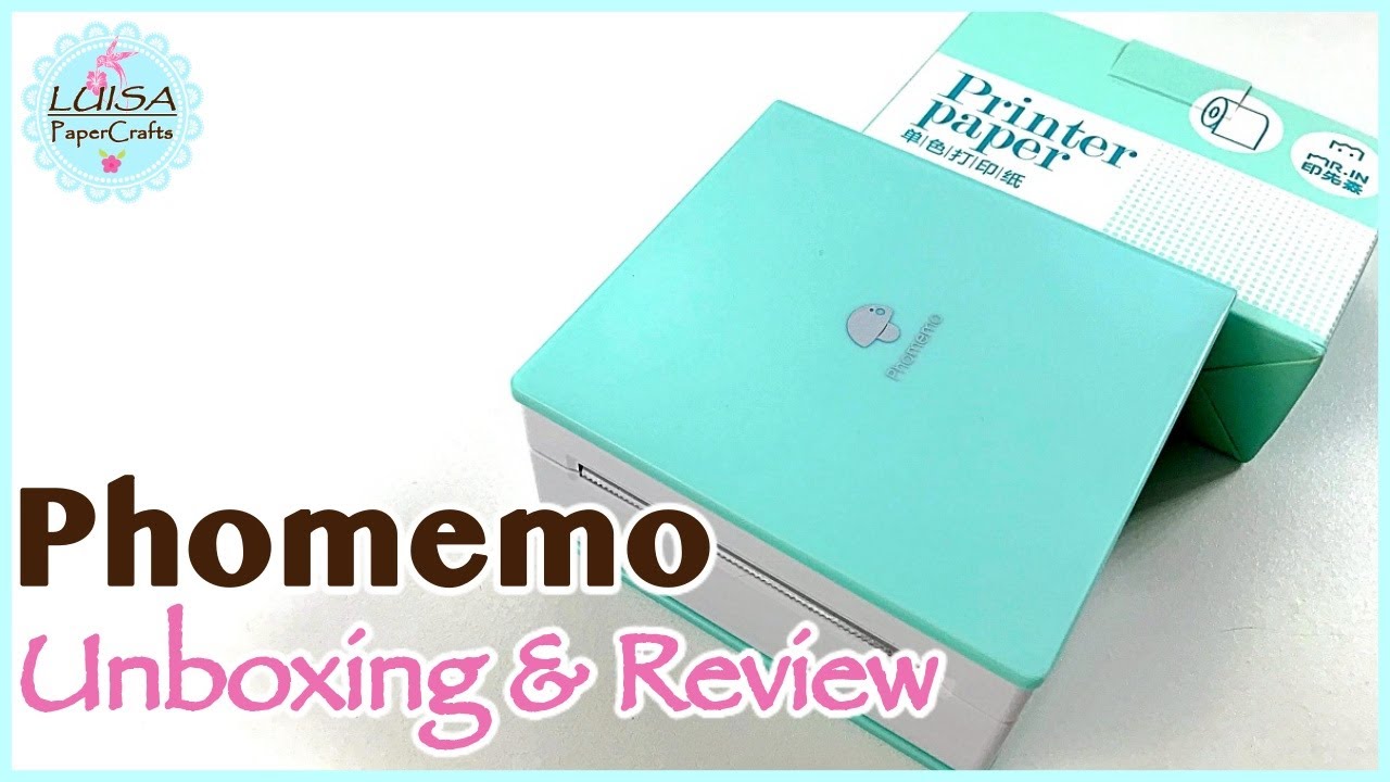 Mini Impresora Térmica que No Necesita Tinta 😲 | Phomemo Mini Printer | Luisa PaperCrafts