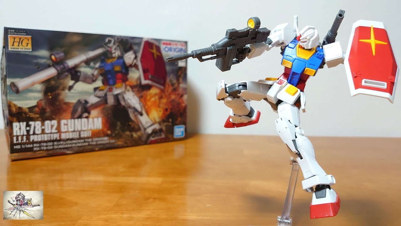 （素晴らしい可動＆色分け！前期・中期型を再現可能！）HG 1/144 RX-78-02 ガンダム(GUNDAM THE ORIGIN版)　レビュー