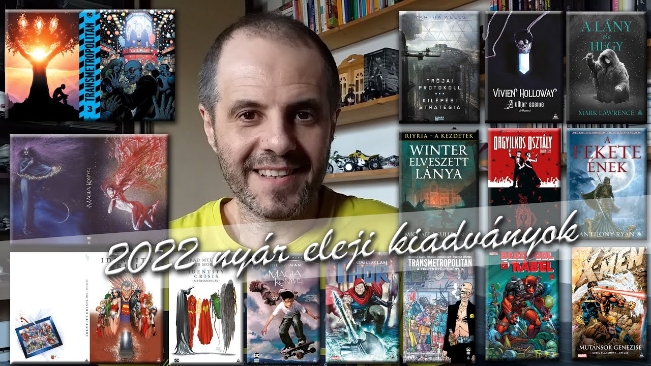 Fumax kiadványbemutató: íme a 2022. május-június (és részben július) hónapban megjelent köteteink