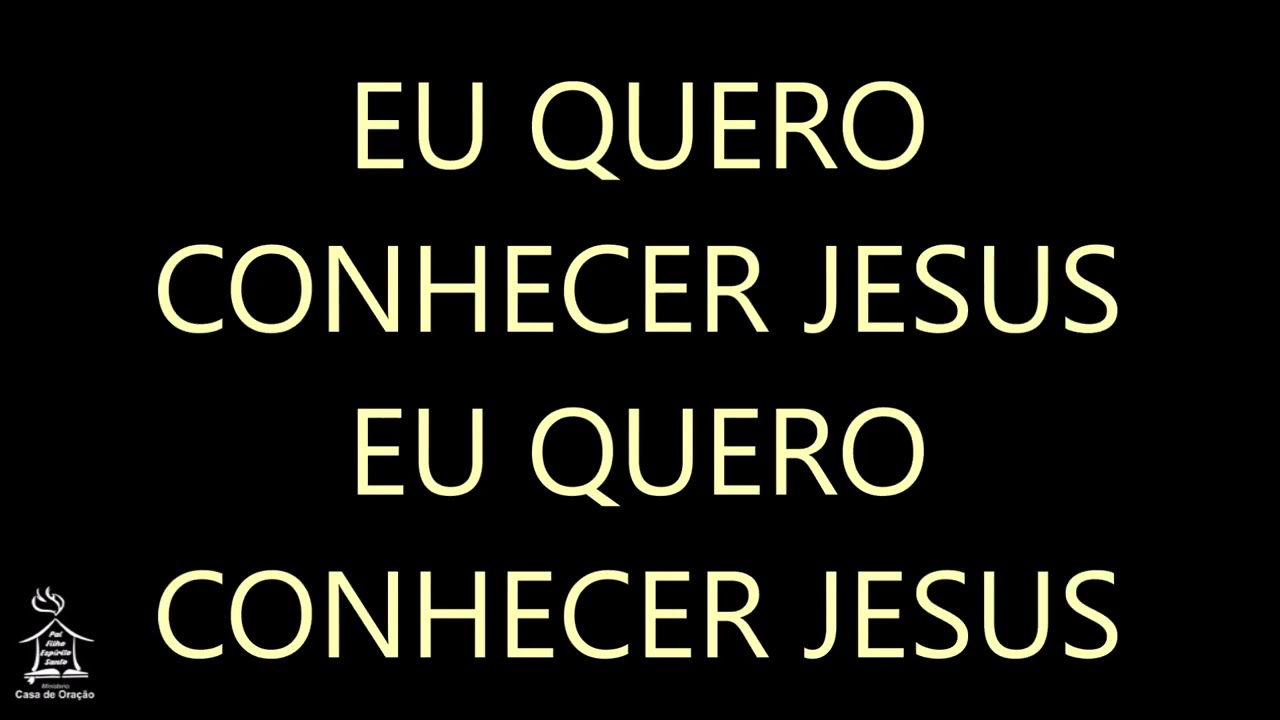 QUERO CONHECER JESUS - Cia. SALT -  Piano (playback)