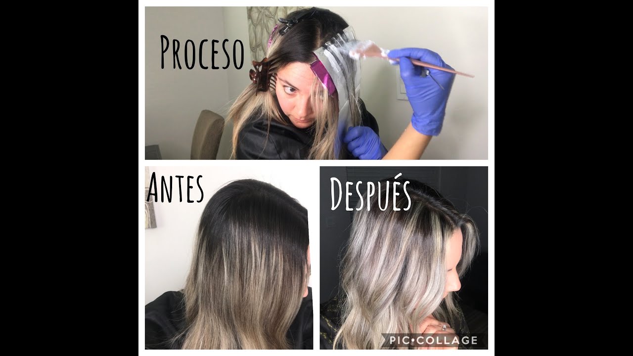 Balayage en casa Paso a Paso|CENIZO|Bellabyvaleria