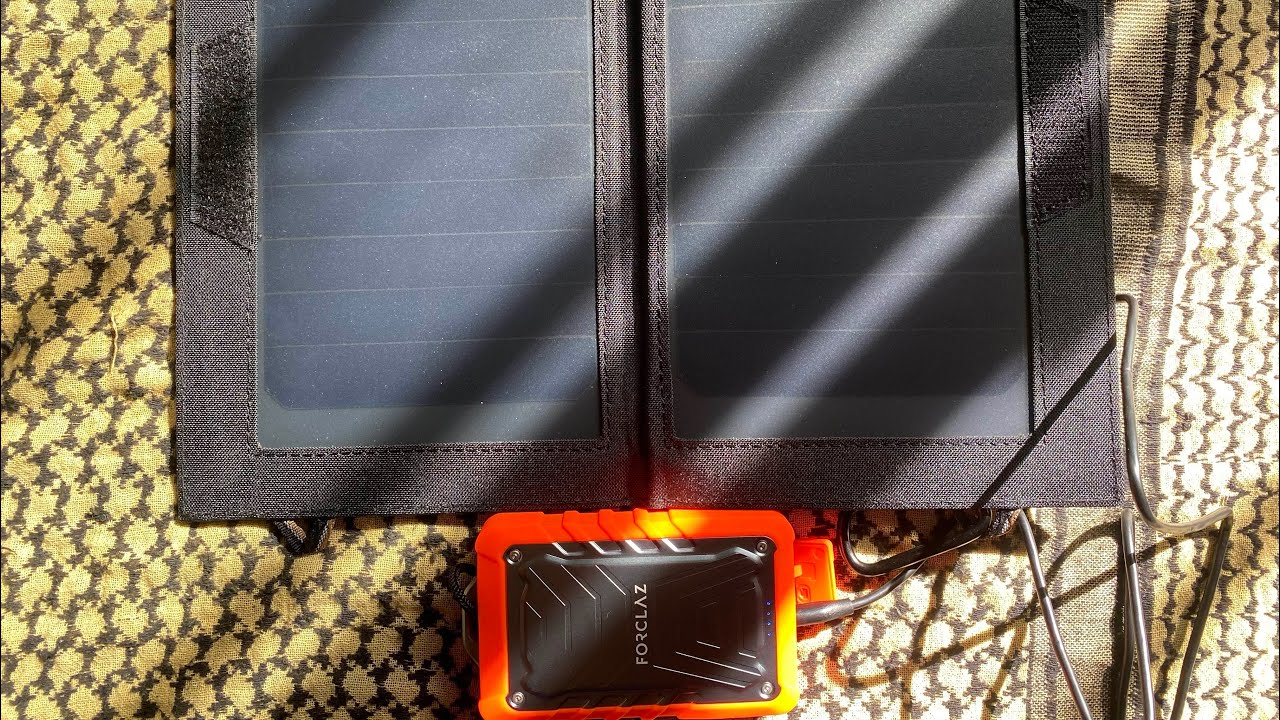 Panel solar FORCLAZ trek500 y FORCLAZ ONPOWER 710 ☀️🔋