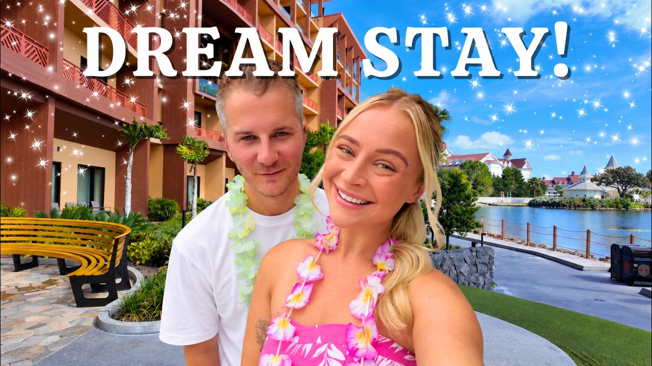 WE CHECKED INTO OUR DREAM DISNEY WORLD RESORT!! 😭🌺✨ | Disney&rsquo;s Polynesian Island Tower