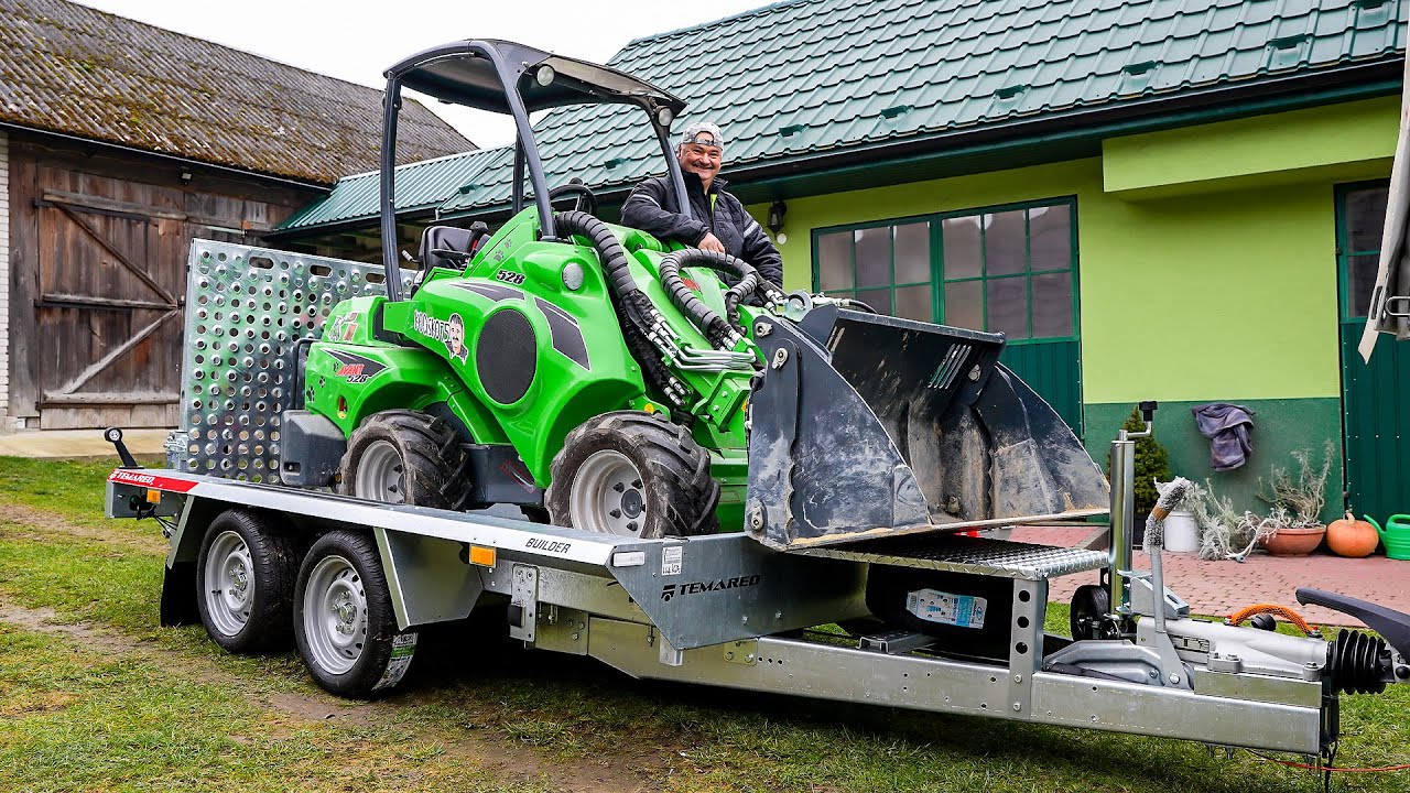 NOWA PRZYCZEPA POD ŁADOWARKĘ I MINIKOPARKĘ - TEMARED BUILDER 3 3015/2 S 3,5T